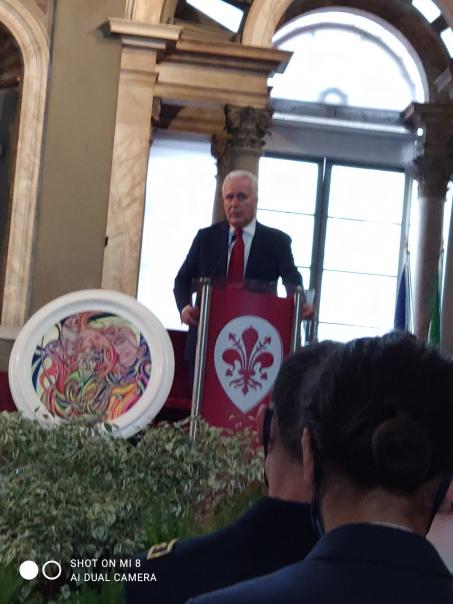 AIFVS Firenze Doretta Boretti - Giornata del Ricordo 2021 Il presidente della regione Toscana Eugenio Giani